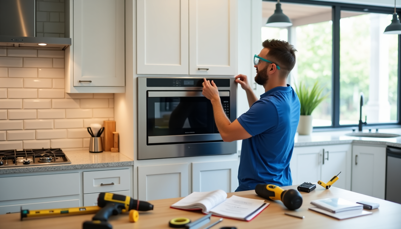 How to Install a Built-In Microwave Cabinet: A Step-by-Step Guide How to Install a Built-In Microwave Cabinet: A Step-by-Step Guide