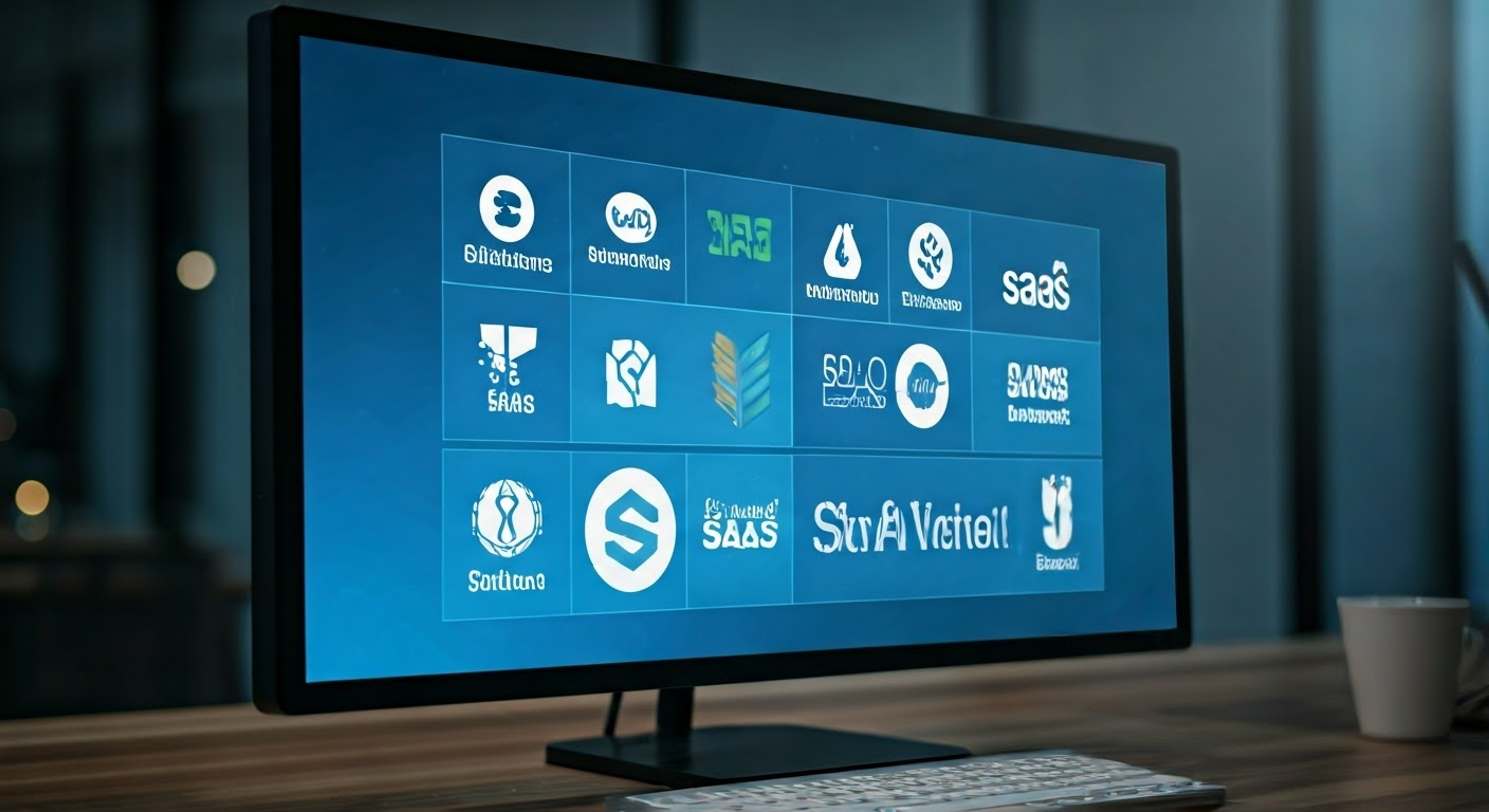 Top 10 Best SaaS Management Software Solutions 25 Collage of SaaS software logos