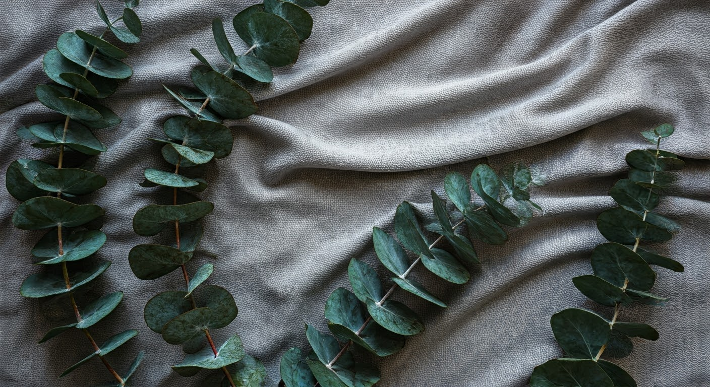 Elevate Your Sleep Experience with Casilva Sheets 8 Eucalyptus fabric and silver materials